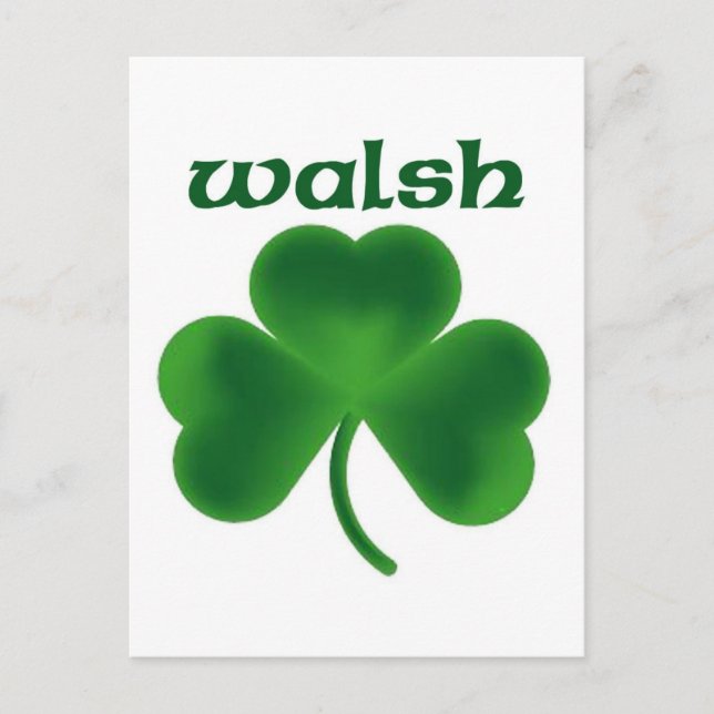 Postal Walsh Shamrock (Anverso)