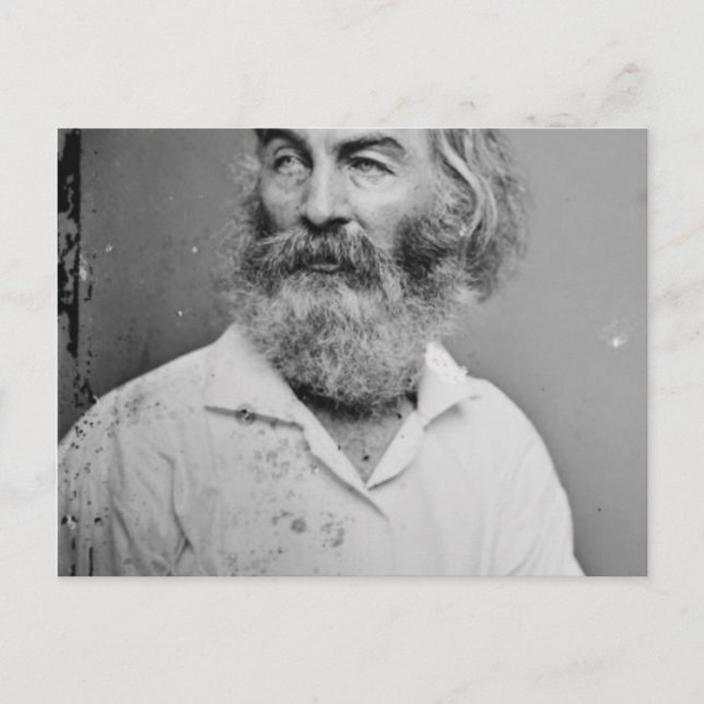 Postal Walt Whitman (Anverso)