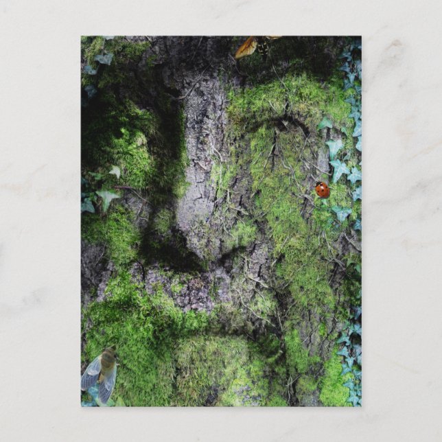 Postal "Walt Whitman: El hombre verde" (Anverso)