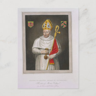 Postal Walter de Merton (1277), después de una pintura en