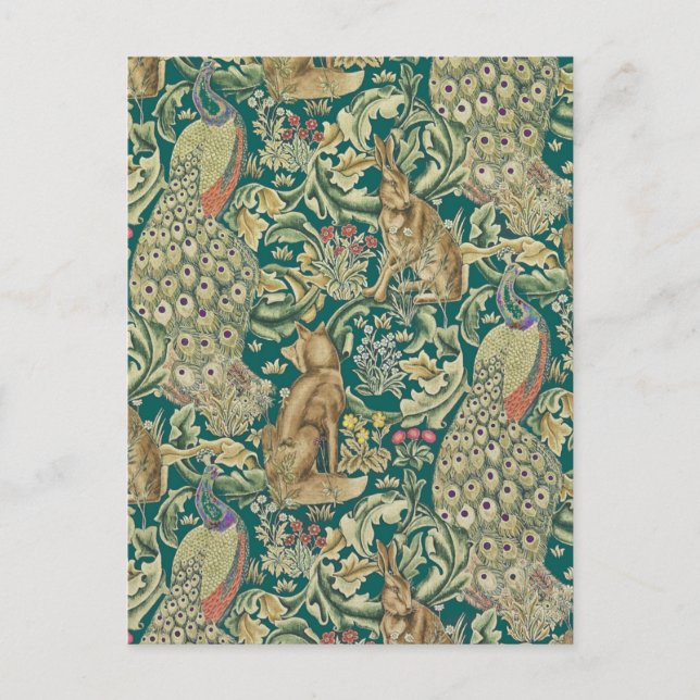 Postal Walter Morris "Bosque"  (Anverso)