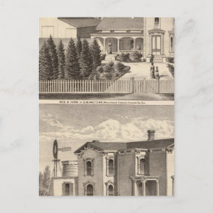 Postal Walters, residencias Crowell, granja