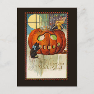 Postal Wand Halloween de Brujas