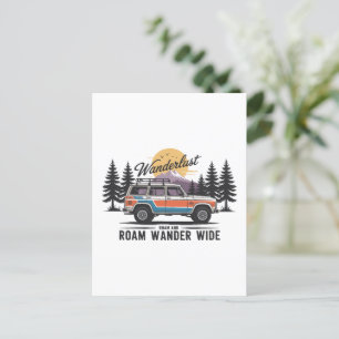 Postal Wanderlust Camper - Roam y Roam Wander Wide