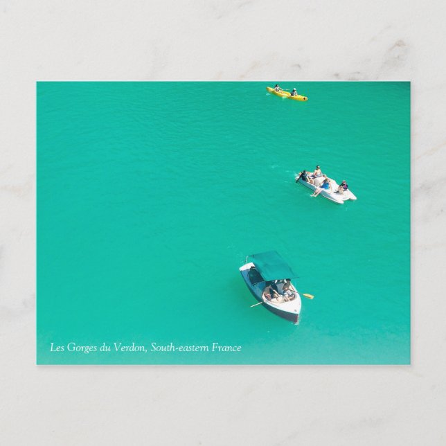 Postal Wanderlust - Las gargantas del Verdon (Anverso)