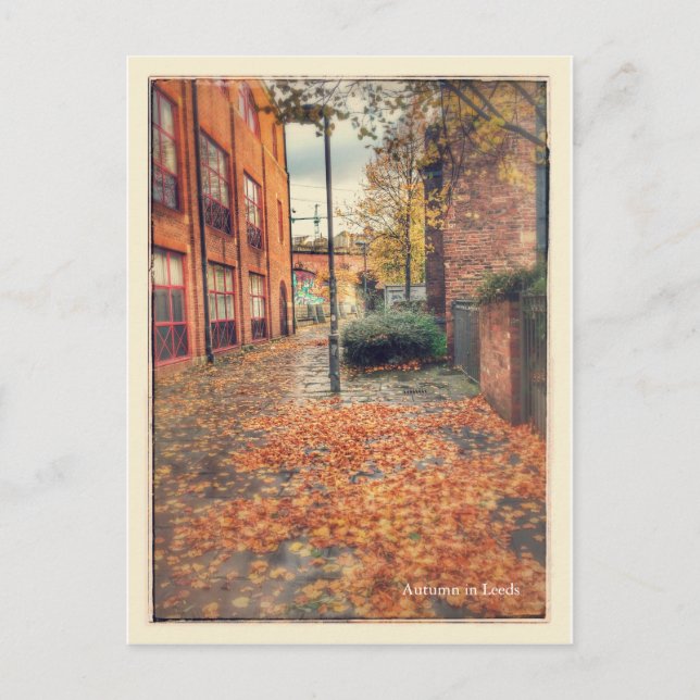 Postal Wanderlust - Otoño en Leeds (Anverso)