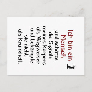 Postal WandlungDesign - Mensch - Körper
