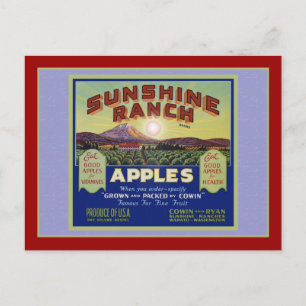 Postal Wapato Washington Apples