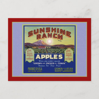 Postal Wapato Washington Apples