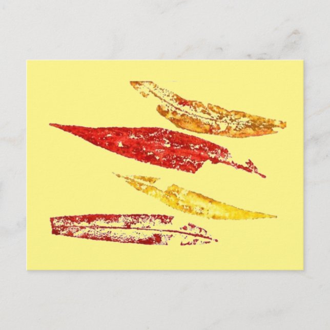 Postal "Warm Willows" (Anverso)