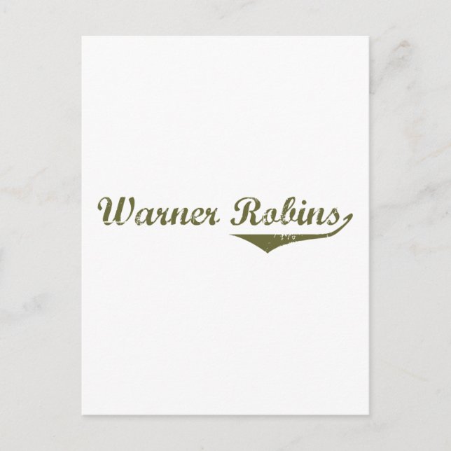 Postal Warner Robins Revolution t camisetas (Anverso)