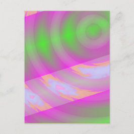 Postal Warp Drive - Postcard de arte espacial digital