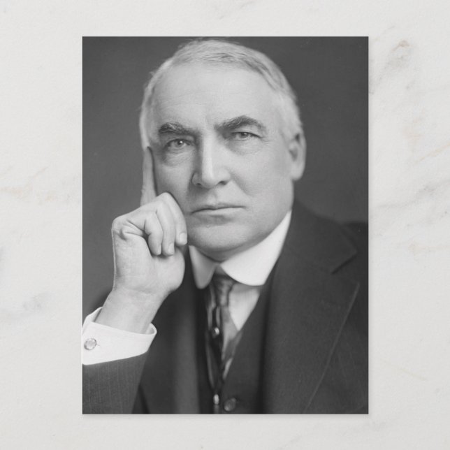 Postal Warren G. Harding (Anverso)