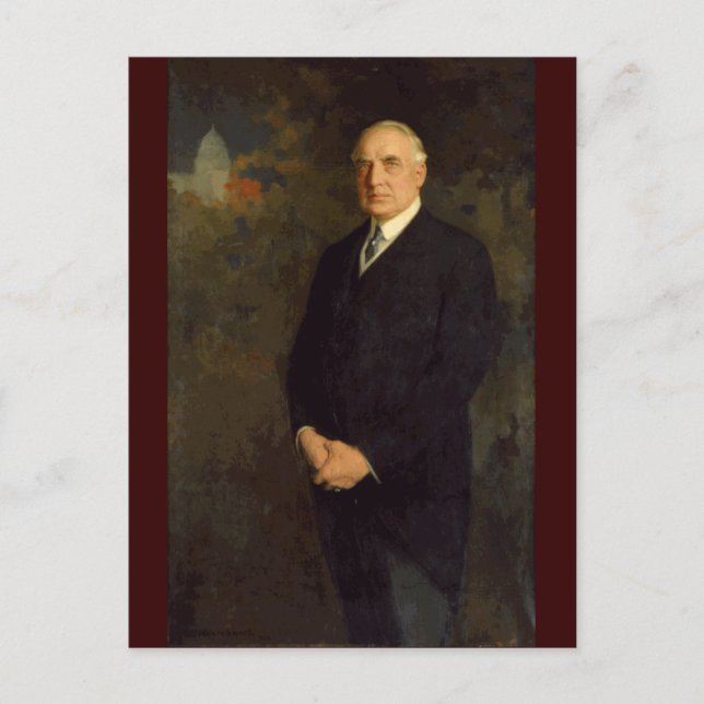 Postal Warren G. Harding (Anverso)