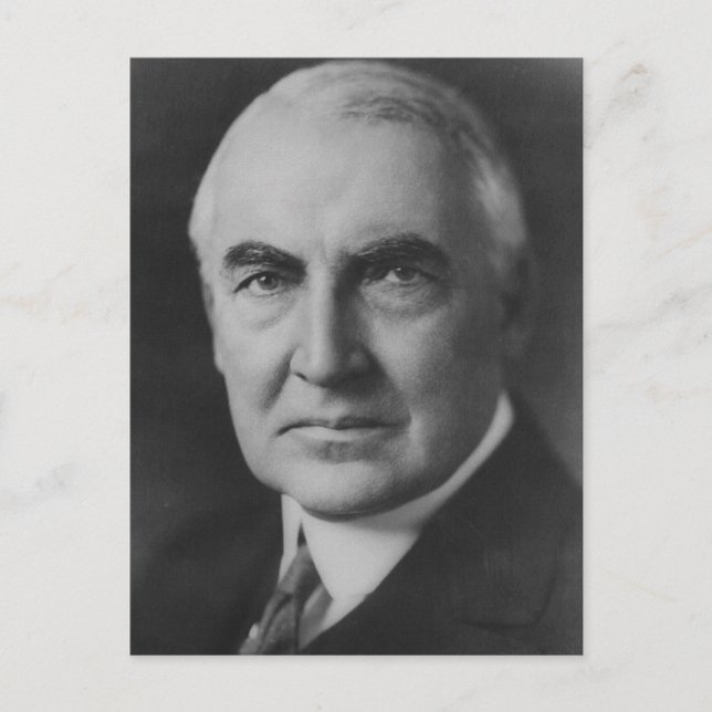 Postal Warren G. Harding 29th President (Anverso)
