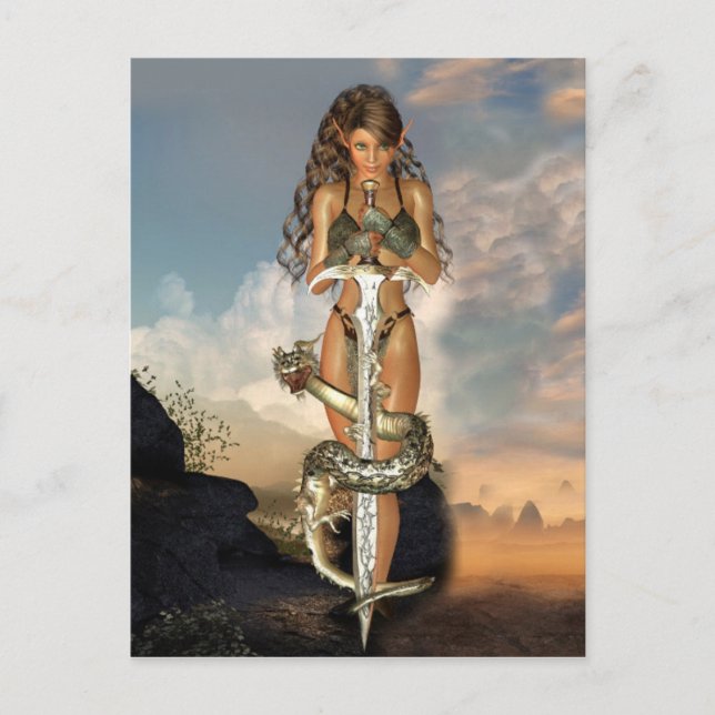 Postal Warrior elf (Anverso)