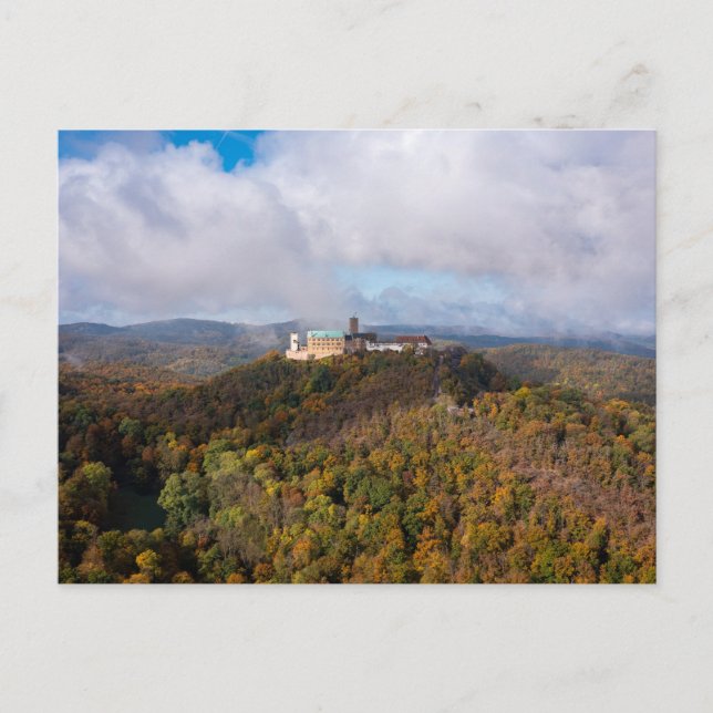 Postal Wartburg in Thüringen Postkarte (Anverso)