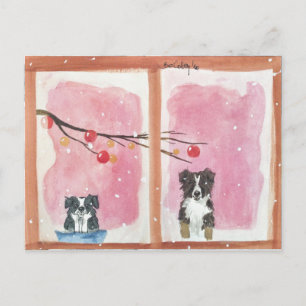 Postal Warten auf den Weihnachtsmann