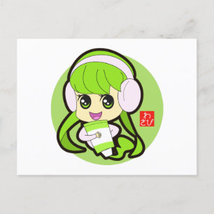Postal Wasabi Chica