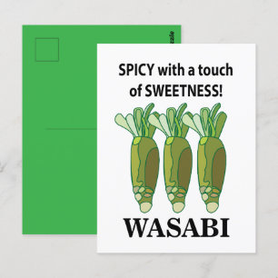 Postal Wasabi Picante Con Un Toque De Dulzura Wasabi