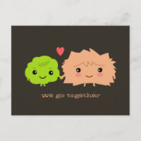 Wasabi y el jengibre van juntos - diseño de Kawaii