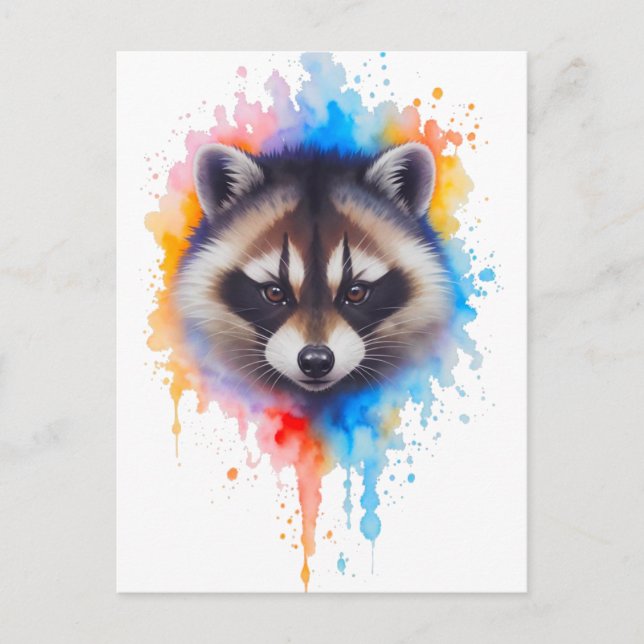 Postal Waschbär  (Anverso)