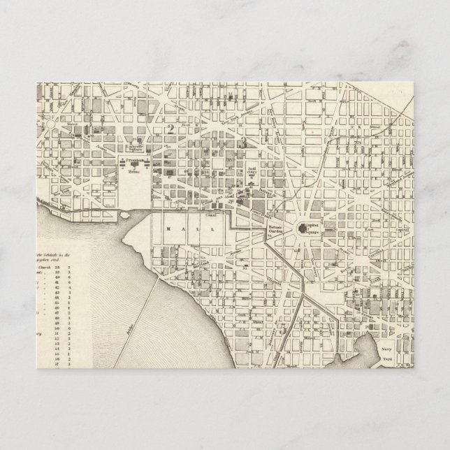 Postal Washington (Anverso)