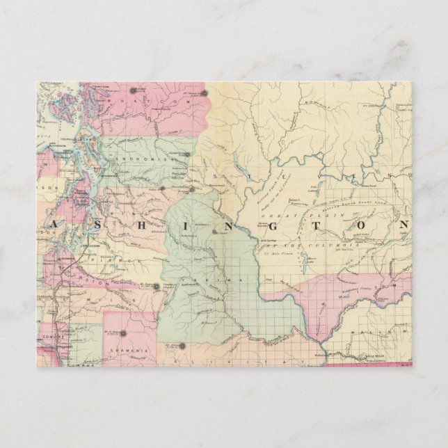 Postal Washington 6 (Anverso)