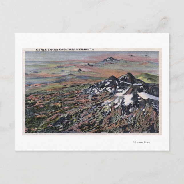 Postal Washington - Aerolíneas de la Cordillera de Cascad (Anverso)