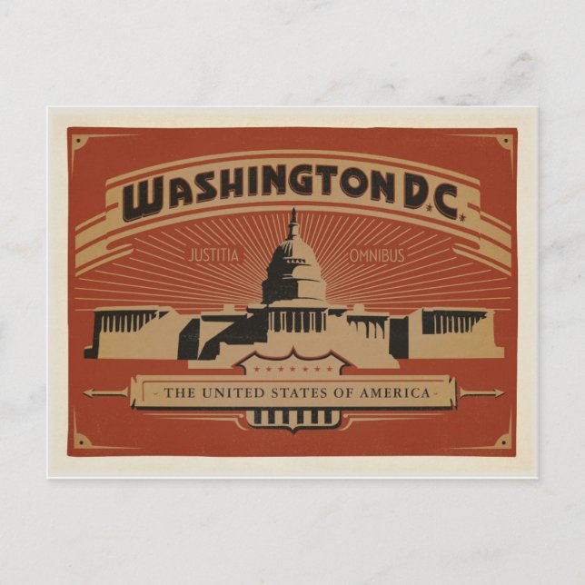 Postal Washington, D.C. (Anverso)