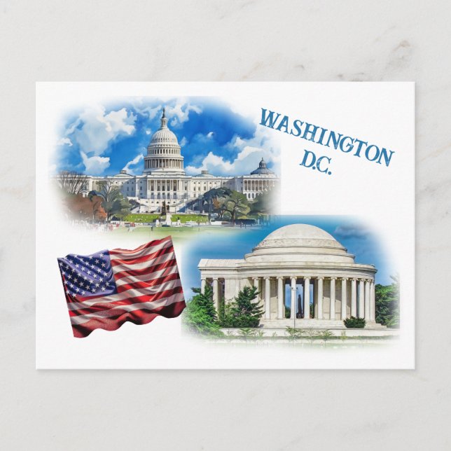 Postal Washington D.C. (Anverso)