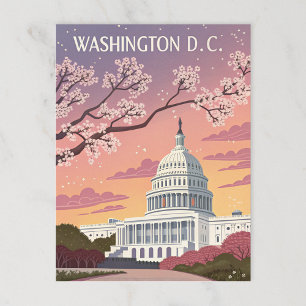 Postal Washington D.C.: Florecimiento de cerezos en el Ca