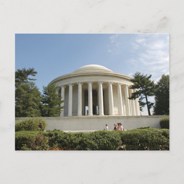 Postal Washington D. C.. Memorial de Thomas Jefferson (Anverso)