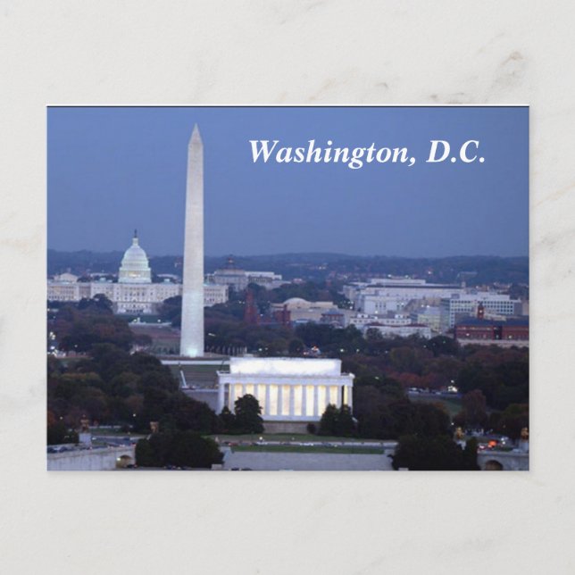 Postal Washington, D.C. Postcard (Anverso)