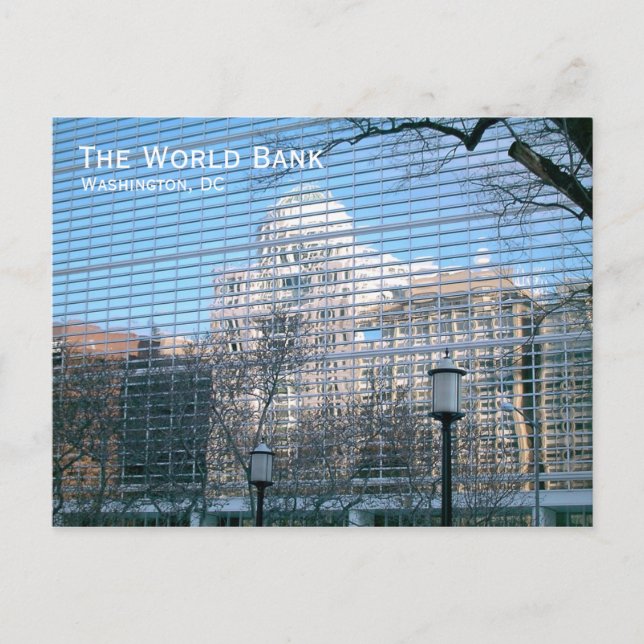 Postal Washington, DC: Banco Mundial (Anverso)