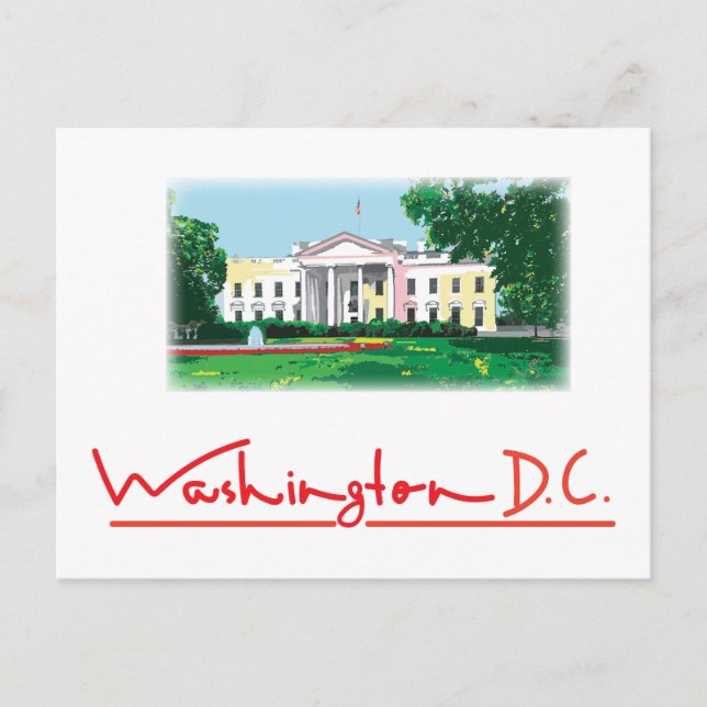 Postal Washington DC - Casa Blanca (Anverso)