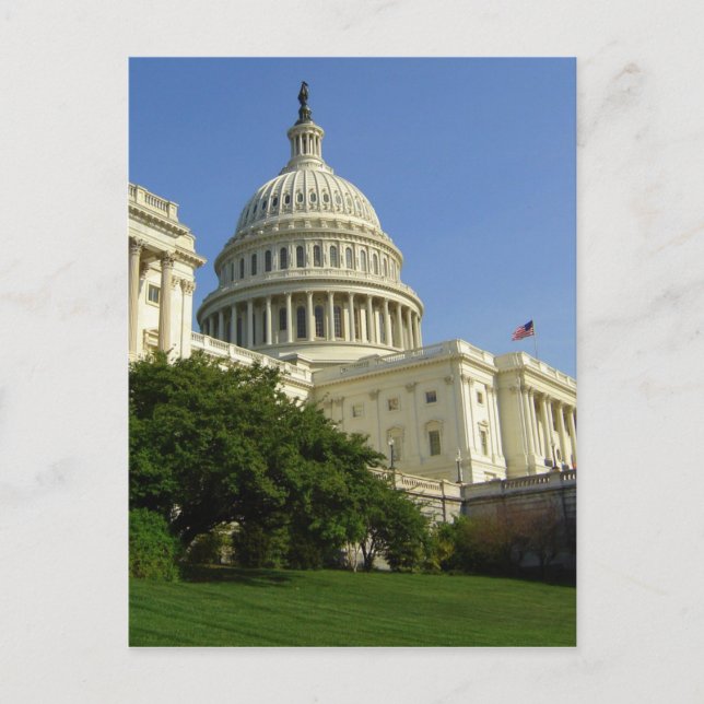 Postal Washington DC del Capitolio de los Estados  (Anverso)