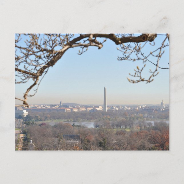 Postal Washington DC desde Arlington House (Anverso)