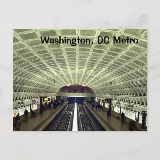 Postal Washington, DC: Estación de Metro (Anverso)