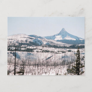 Postal Washington desde el paso de Santiam