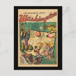 Postal Washington, el Estado Evergreen