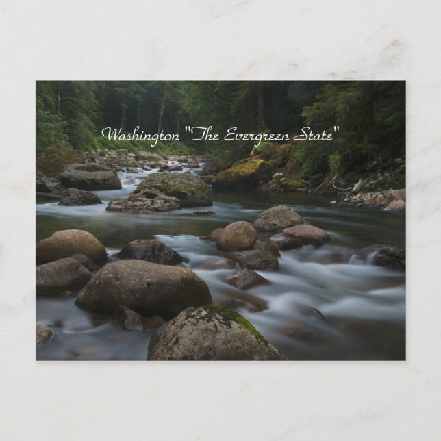 Postal Washington "El Estado Eververde" (Anverso)