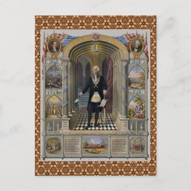 Postal Washington El Mason II (Anverso)