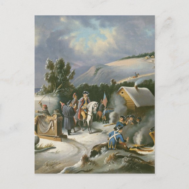 Postal Washington En Valley Forge (Anverso)