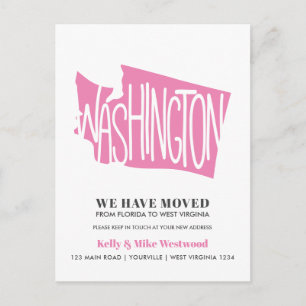 Postal WASHINGTON Hemos movido la nueva dirección Nueva c