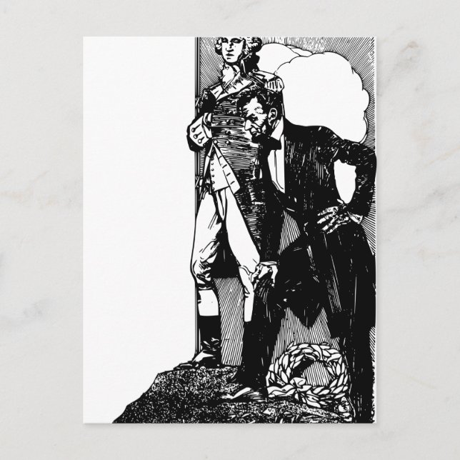 Postal washington lincoln (Anverso)