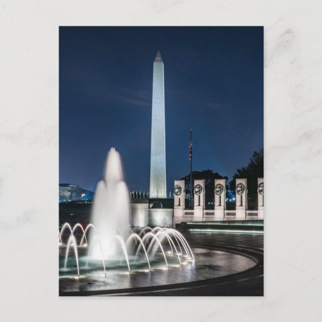 Postal Washington Monument USA George Washington (Anverso)