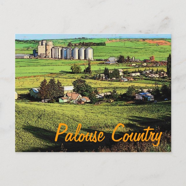 Postal Washington Palouse Postcard (Anverso)