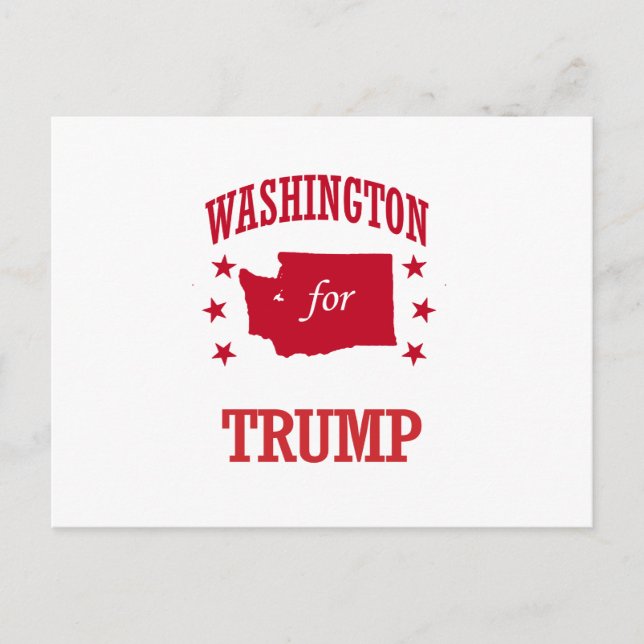 POSTAL WASHINGTON PARA DONALD TRUMP (Anverso)