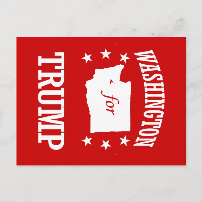 POSTAL WASHINGTON PARA TRUMP (Anverso)
